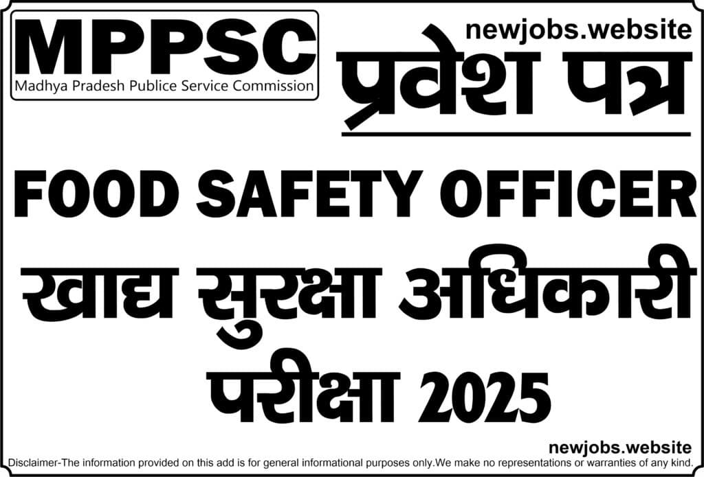 MPPSC FOOD SAFETY OFFICER 2025 1024x695