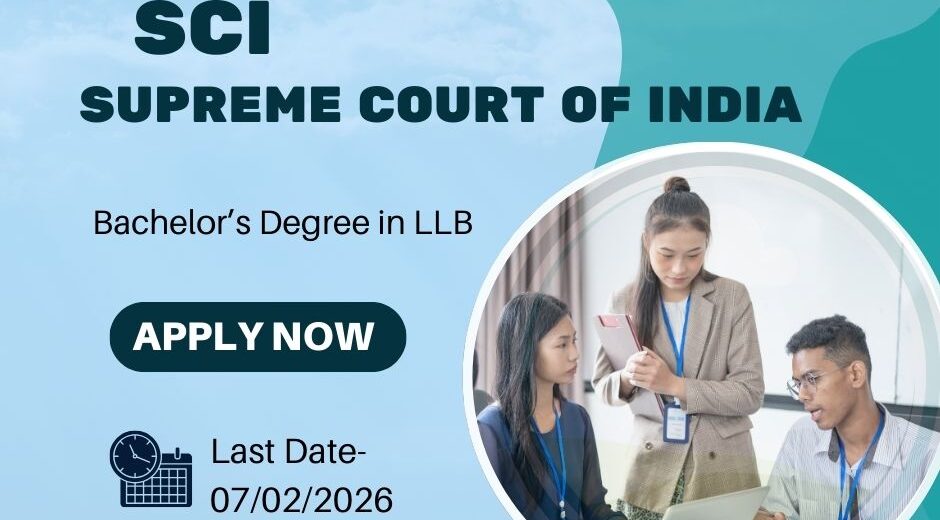 Supreme Court of India Recruitment 2026