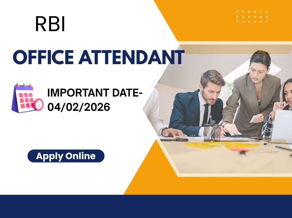RBI Office Attendant Recruitment 2026