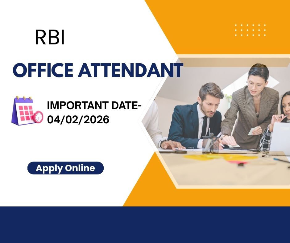 RBI Office Attendant Recruitment 2026