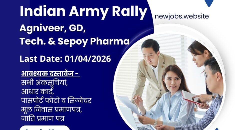 Indian Army Rally Recruitment 2026