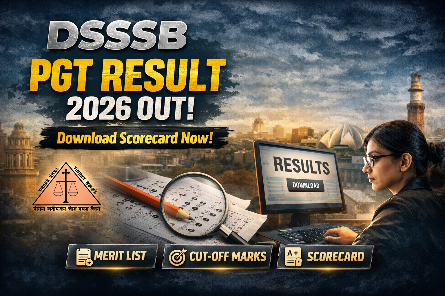 DSSSB PGT 2026 – Result