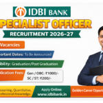NIB Recruitment 2026: Apply Online