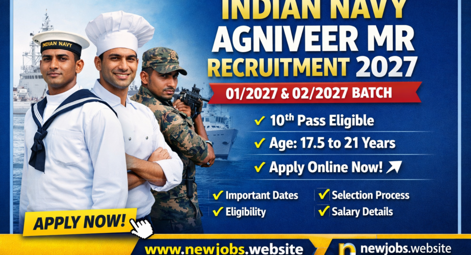 Indian Navy MR Vacancy 2027 Apply Online