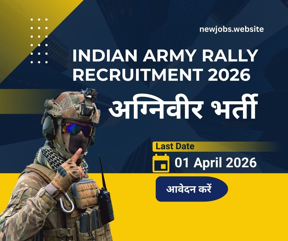Indian Army Agniveer Rally Bharti 2026 Apply Online GD Technical Tradesman Vacancy
