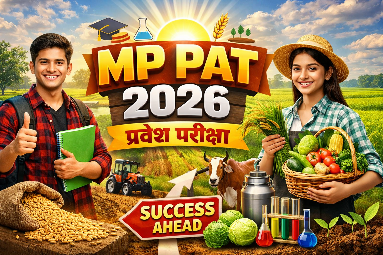 MP PAT 2026 application form apply online agriculture entrance exam eligibility exam date MPESB newjobs website