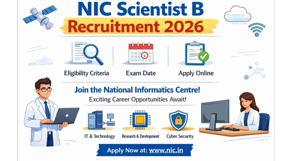 NIC Scientist B Recruitment 2026