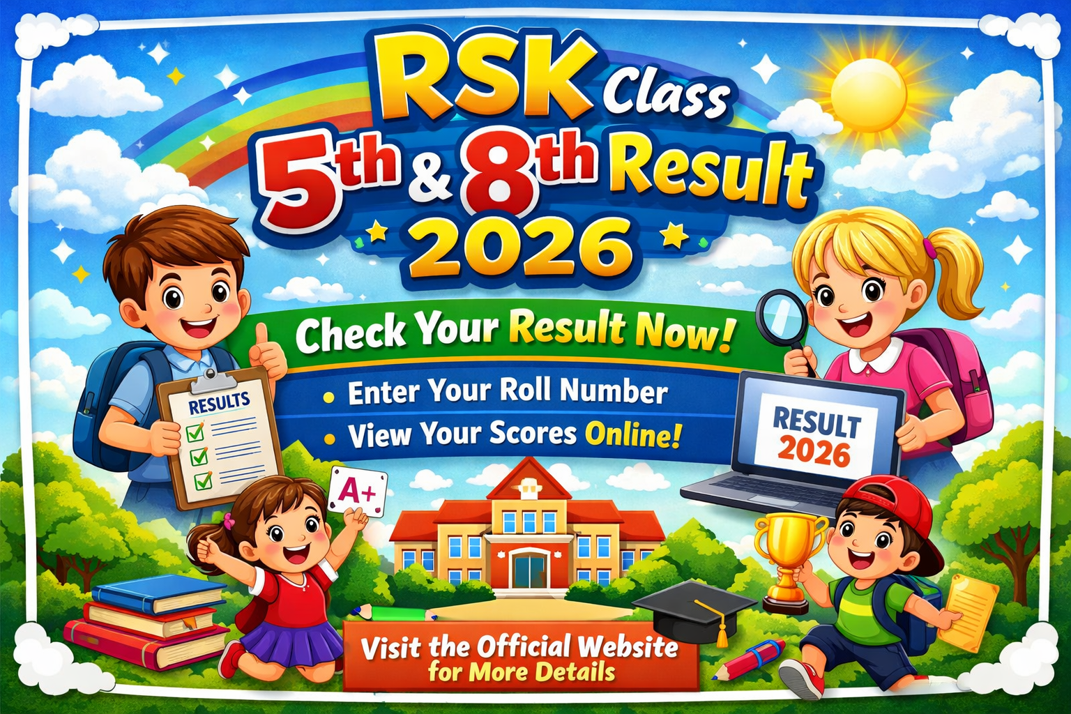Class 5th and 8th Result 2026