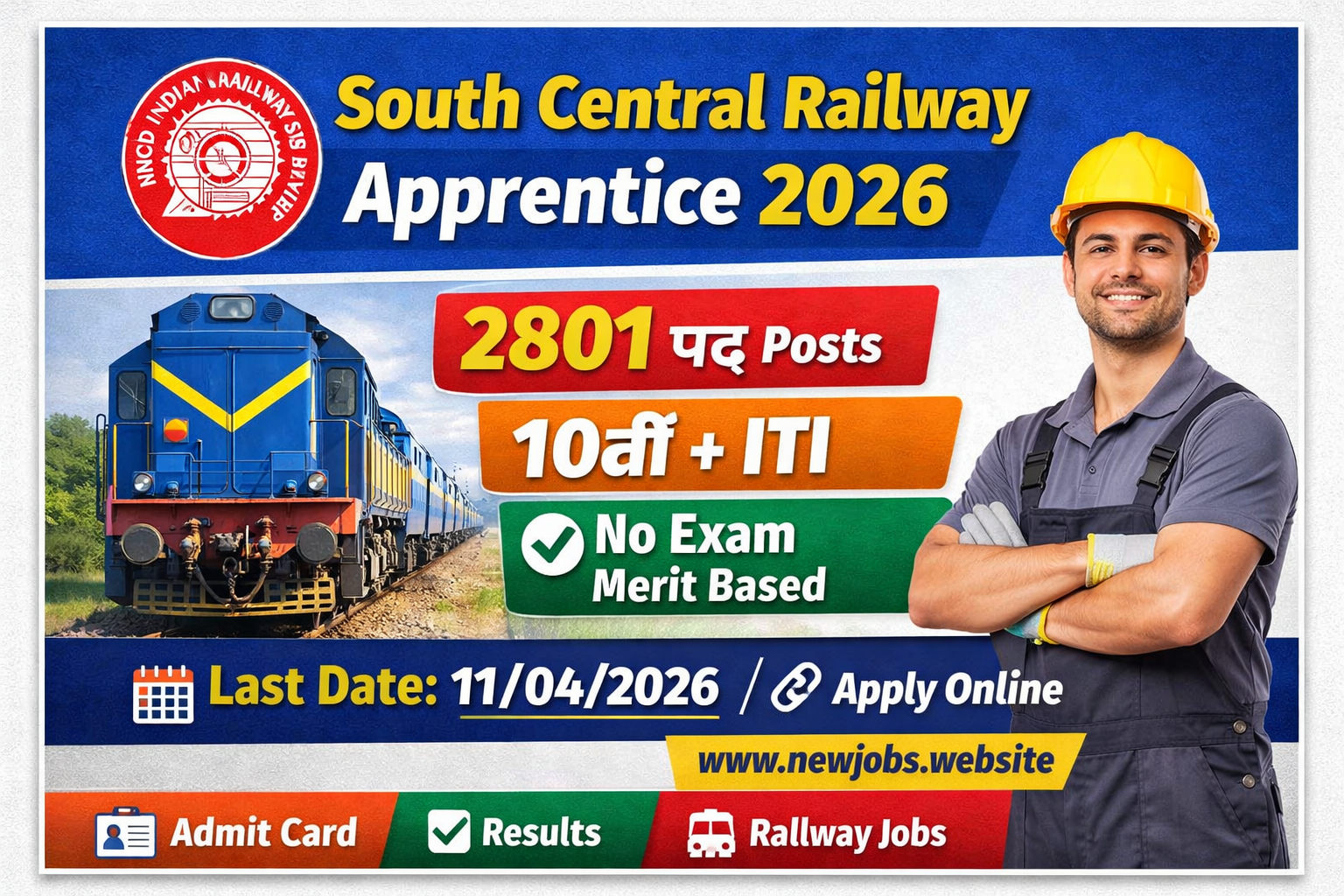 SCR Apprentice 2026 Online Form 2801 Post