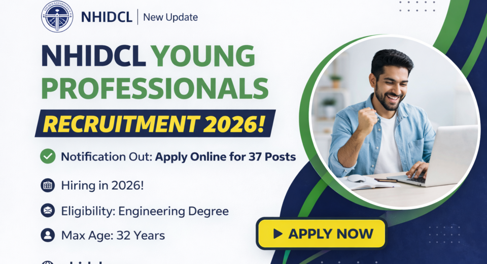 NHIDCL Young Professionals Recruitment 2026