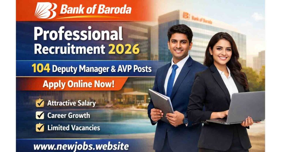 Bank of Baroda Deputy Manager AVP Recruitment 2026