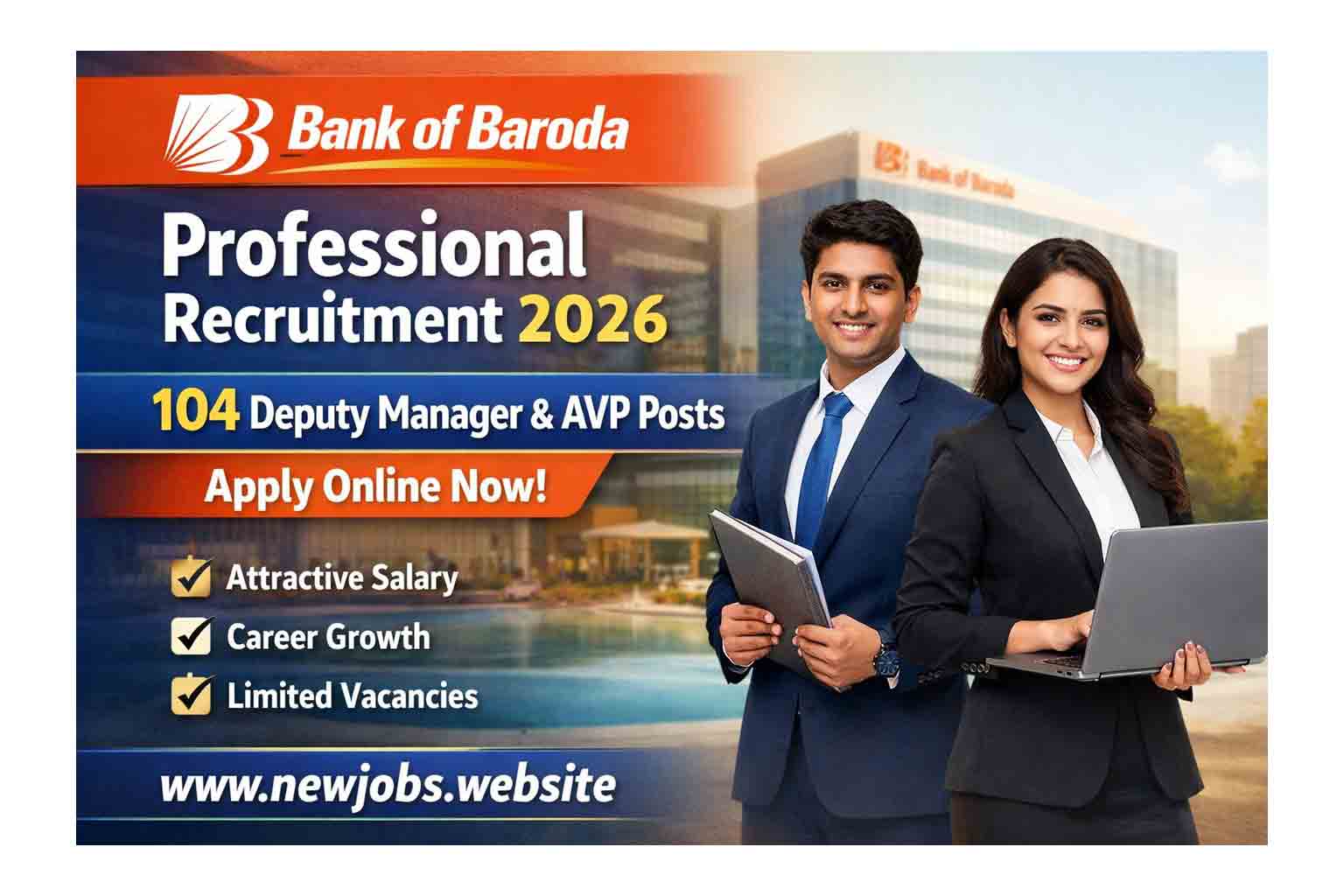 Bank of Baroda Deputy Manager AVP Recruitment 2026