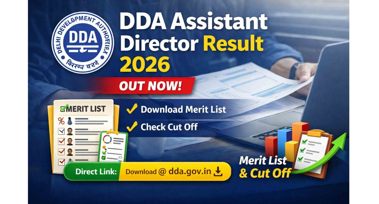 DDA Assistant Director Result 2026 Download Link Official Website