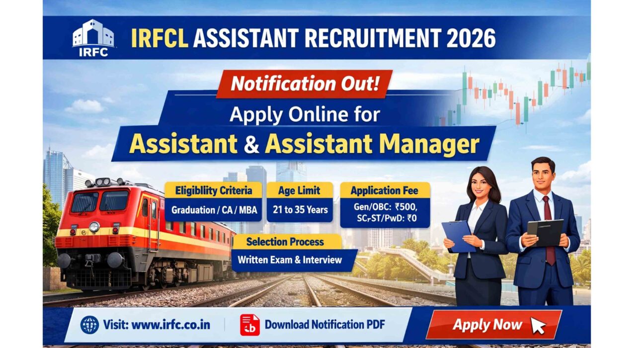 IRFCL Assistant Recruitment 2026 Apply Online