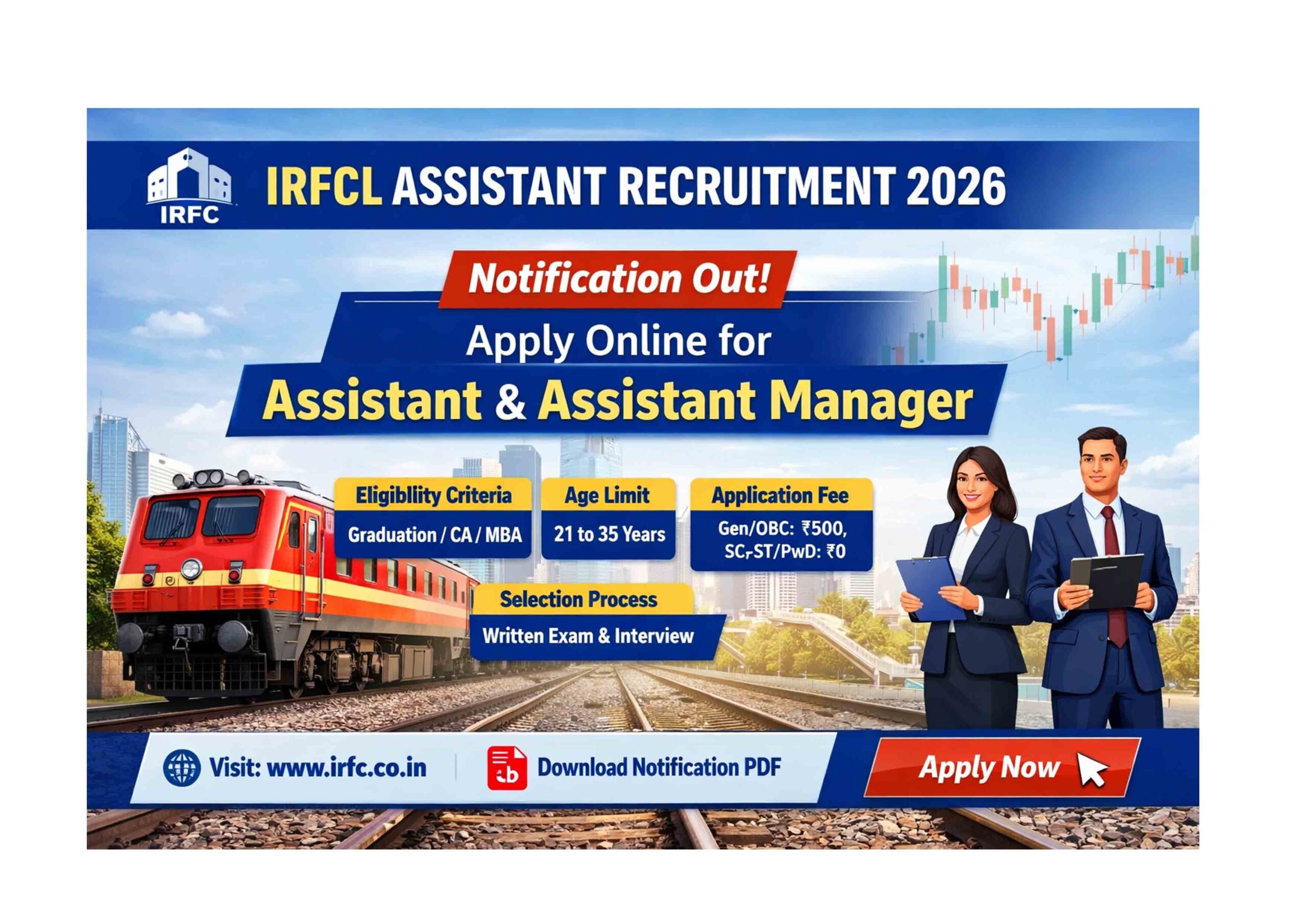 IRFCL Assistant Recruitment 2026 Apply Online