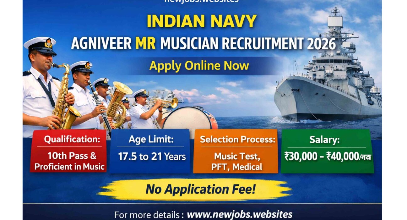 Indian Navy Agniveer MR Musician Recruitment 2026 – Apply Online