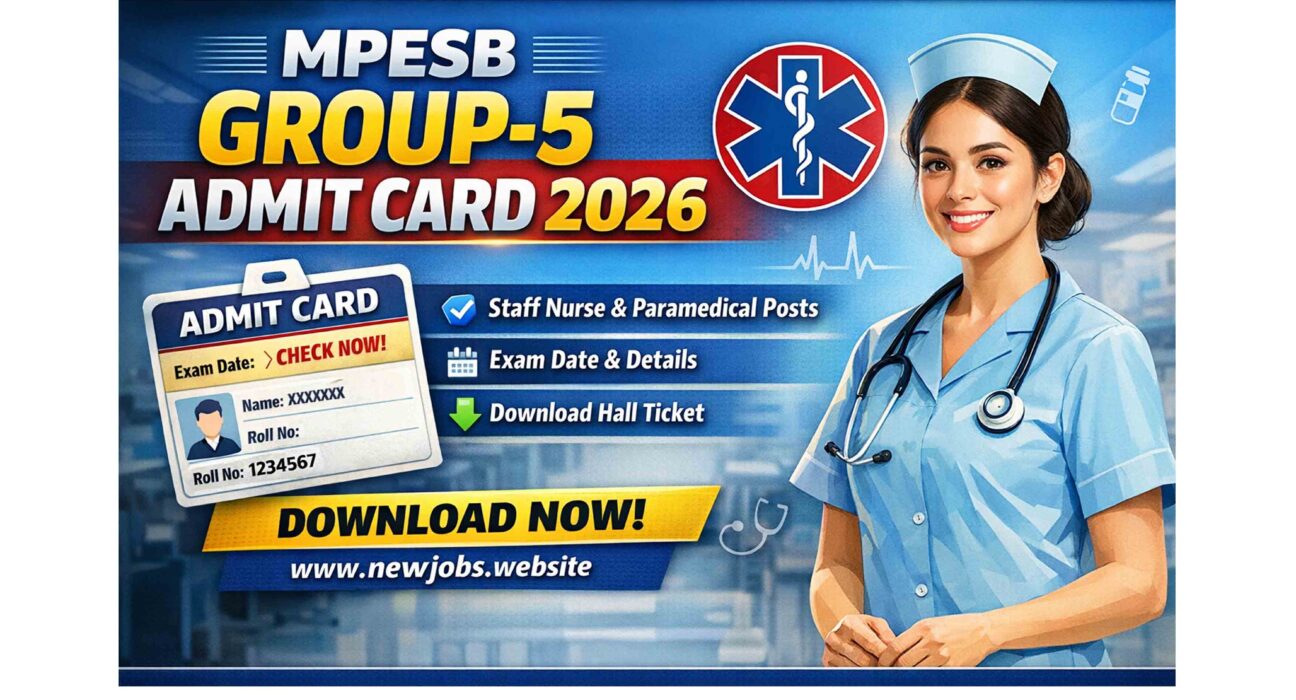 MPESB Group 5 Staff Nurse Paramedical Admit Card 2026