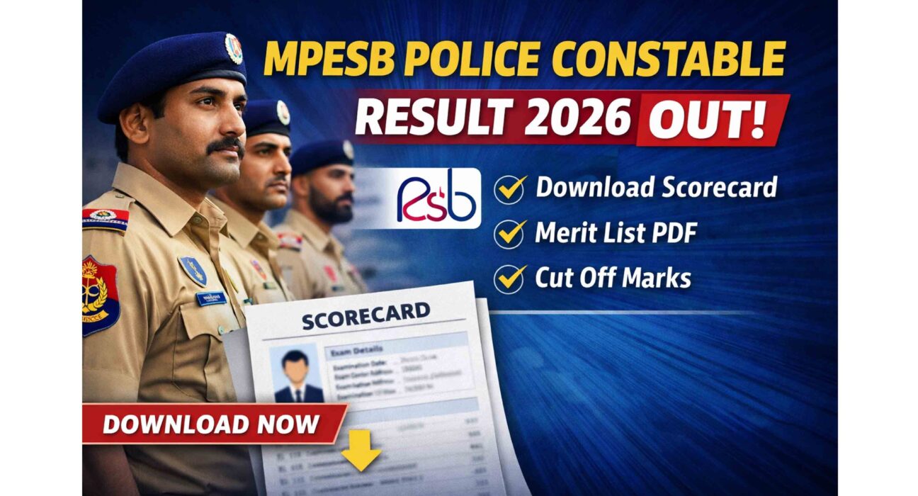 MPESB Police Constable Result 2026 Scorecard Download