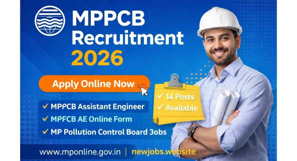 MPPCB Assistant Engineer Recruitment 2026 Notification Apply Online