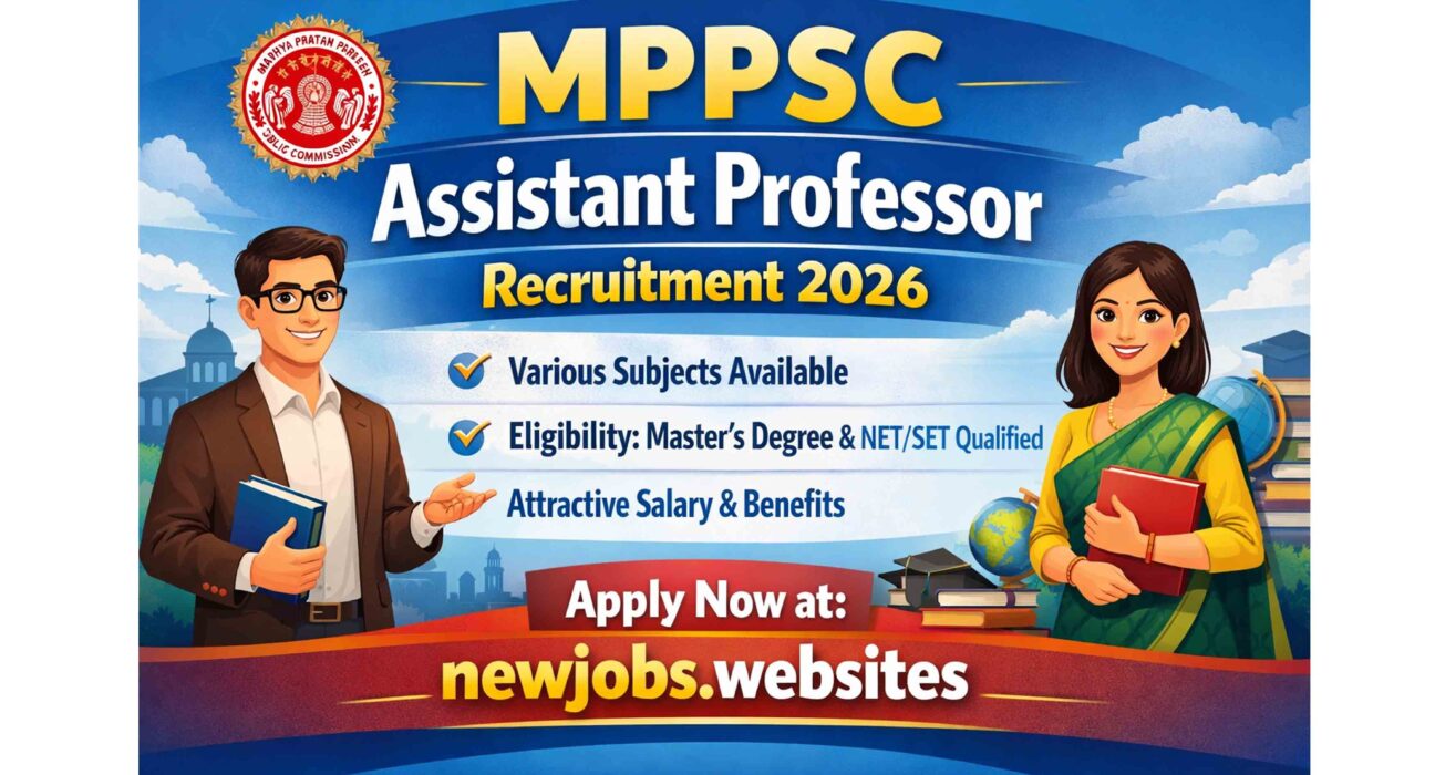 MPPSC Assistant Professor Recruitment 2026