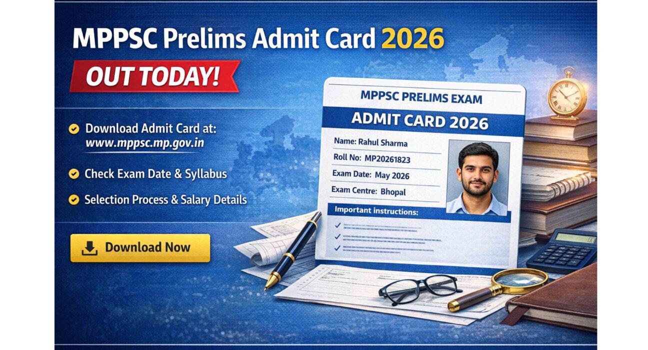MPPSC Admit Card 2026 Download Link and Exam Details