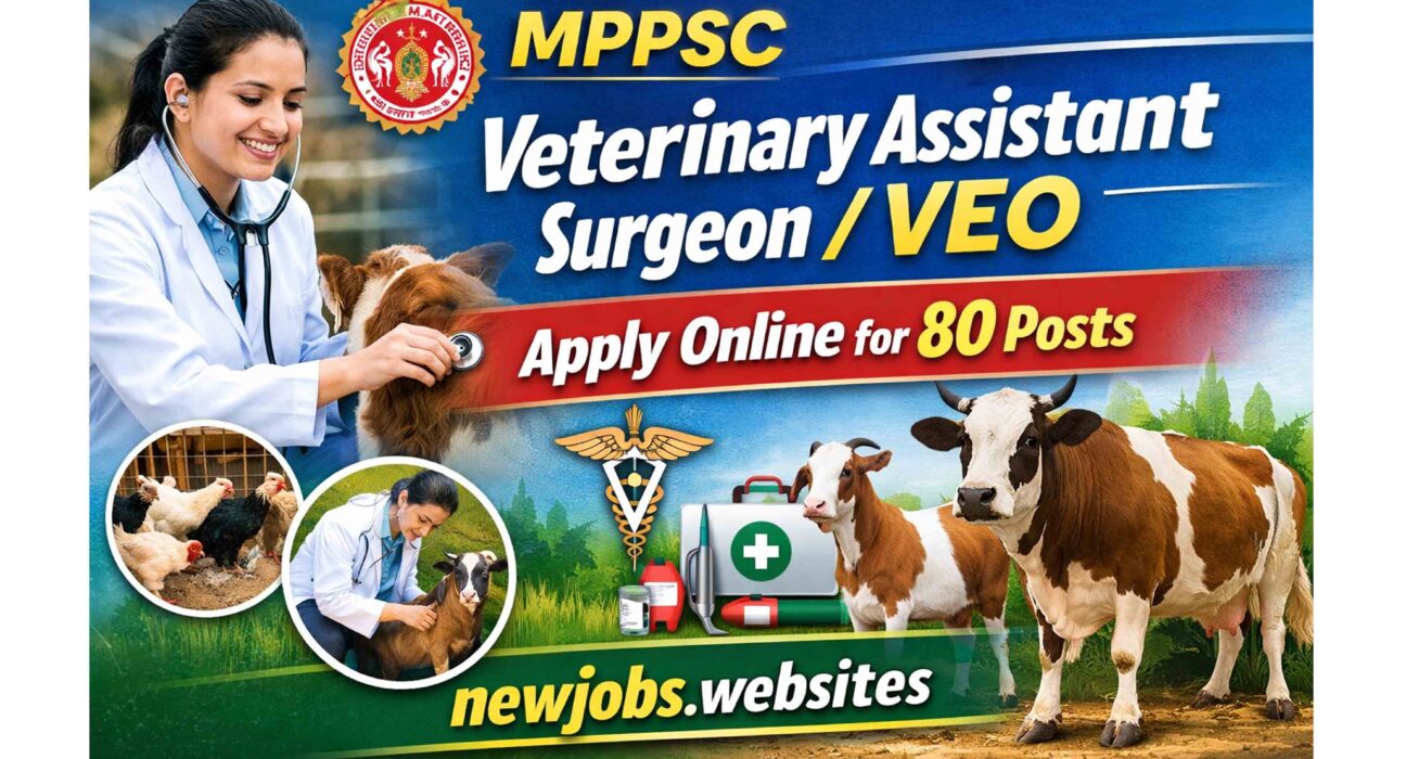 MPPSC Veterinary Assistant Surgeon Recruitment 2026 Apply Online 80 Posts