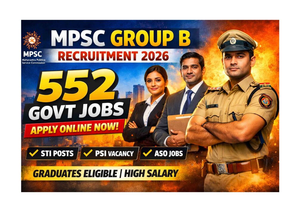 MPSC Group B Recruitment 2026