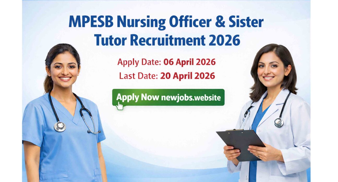 MPESB Recruitment 2026 Nursing Officer Apply Online