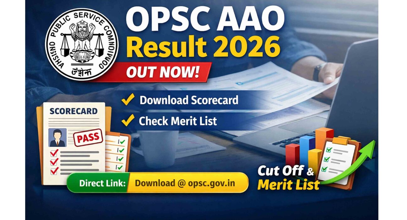 OPSC AAO Result 2026 Scorecard Download Link