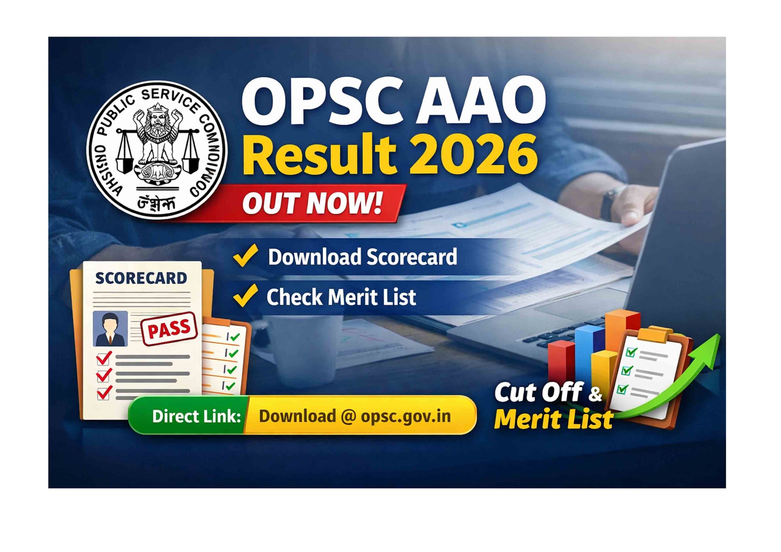 OPSC AAO Result 2026 Scorecard Download Link