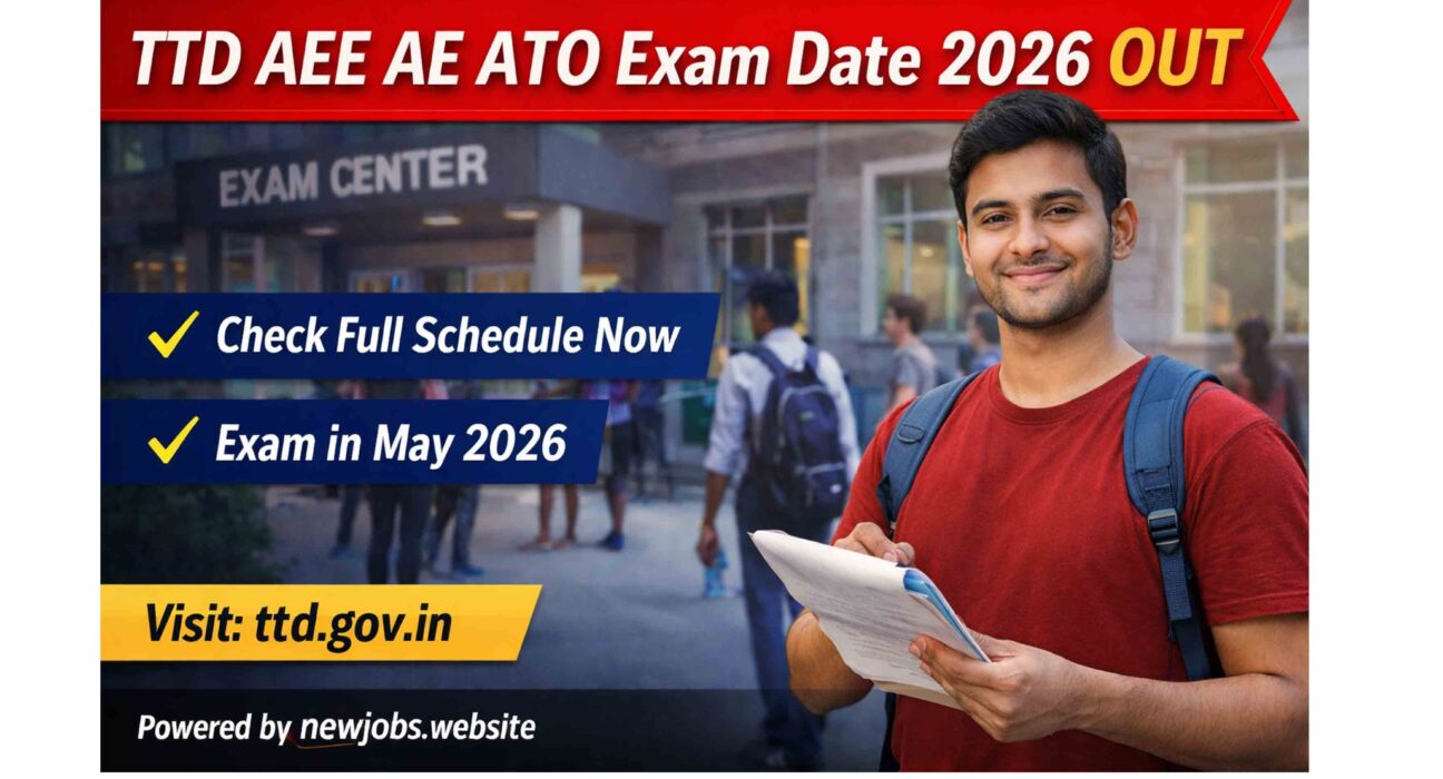 TTD AEE AE ATO Exam Schedule 2026