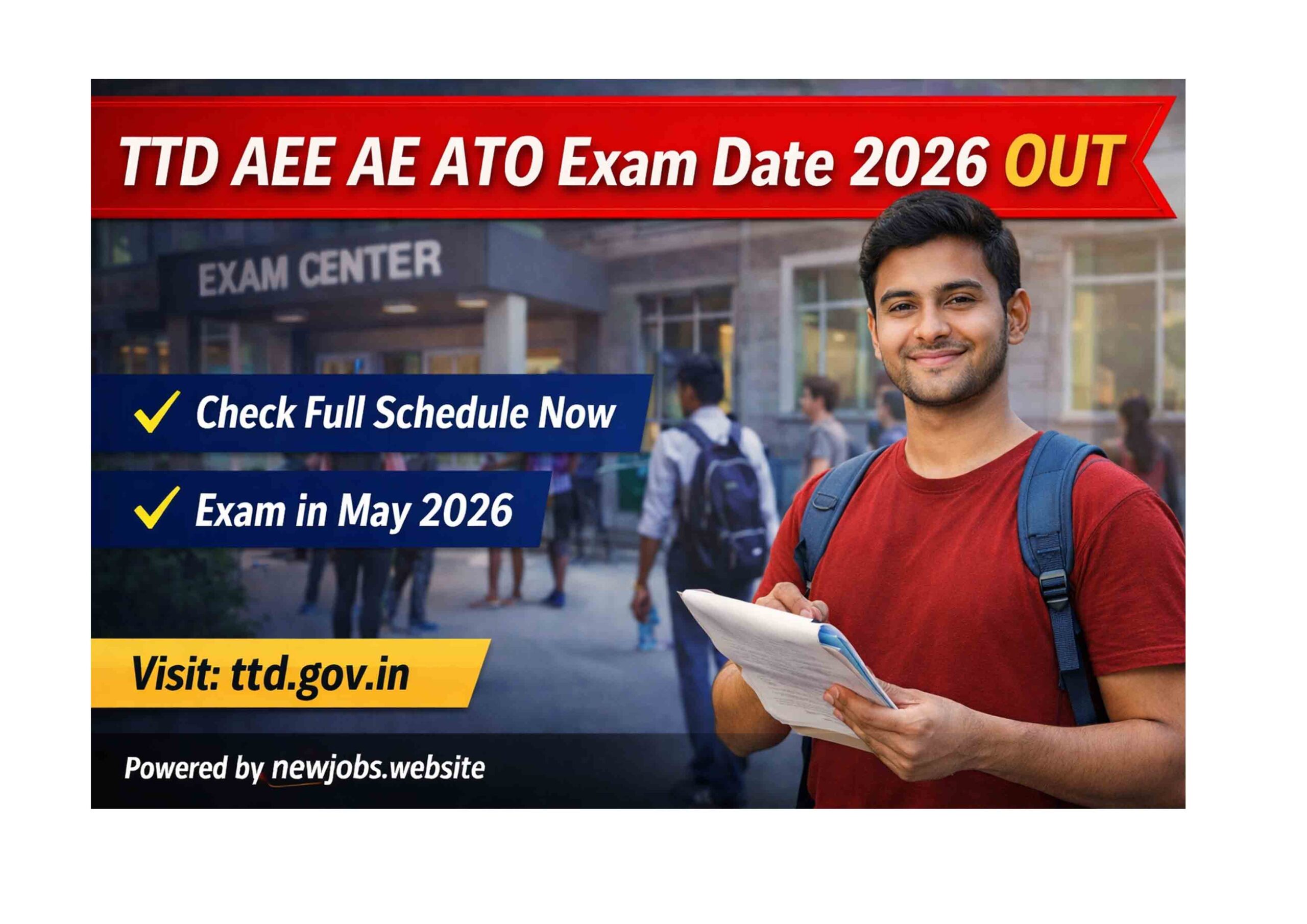 TTD AEE AE ATO Exam Schedule 2026