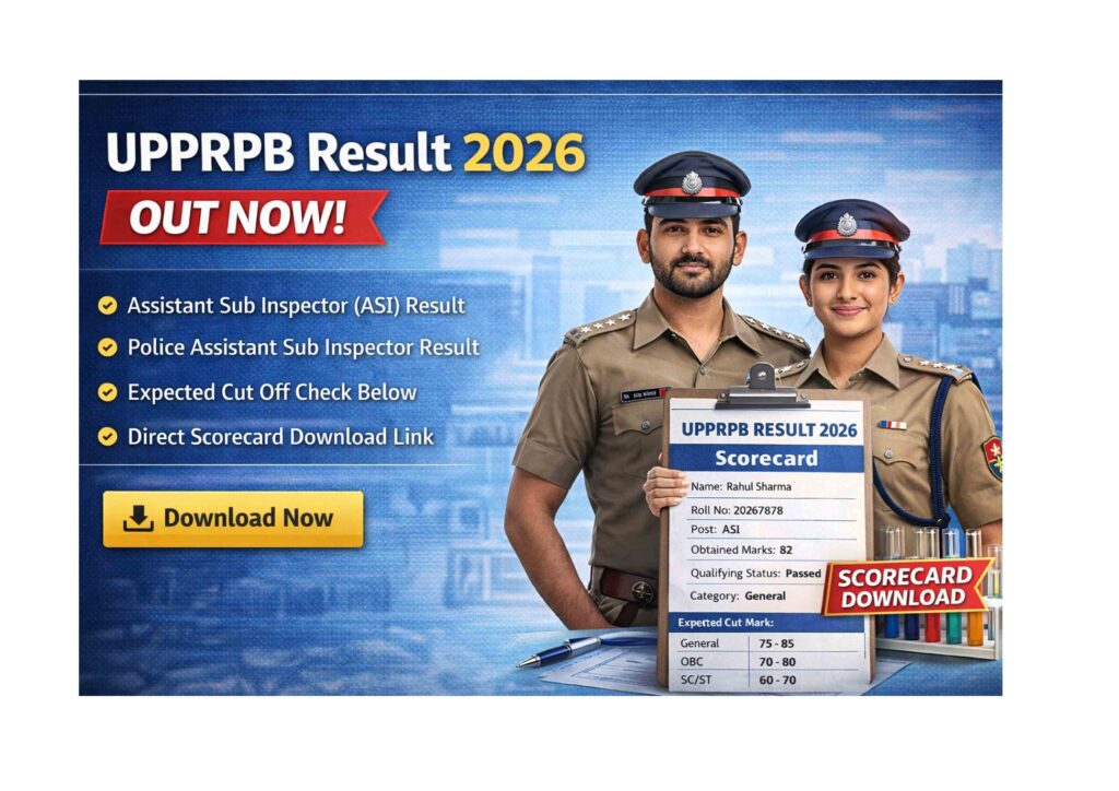 UP Police ASI Result 2026 Download Link
