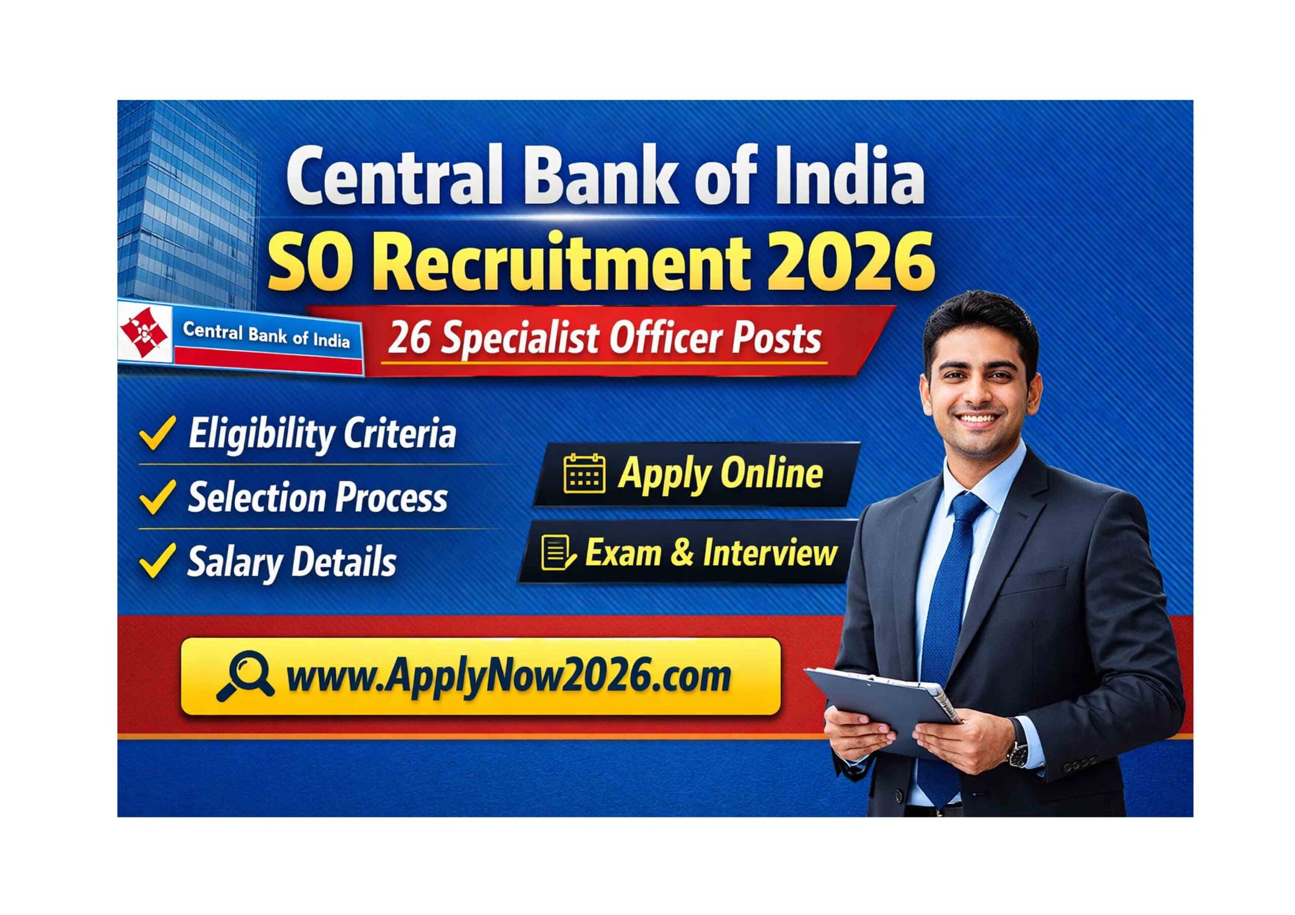 Central Bank of India SO Recruitment 2026