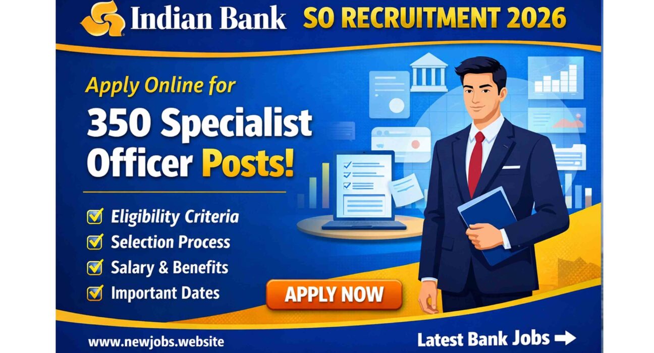 Indian Bank SO Recruitment 2026