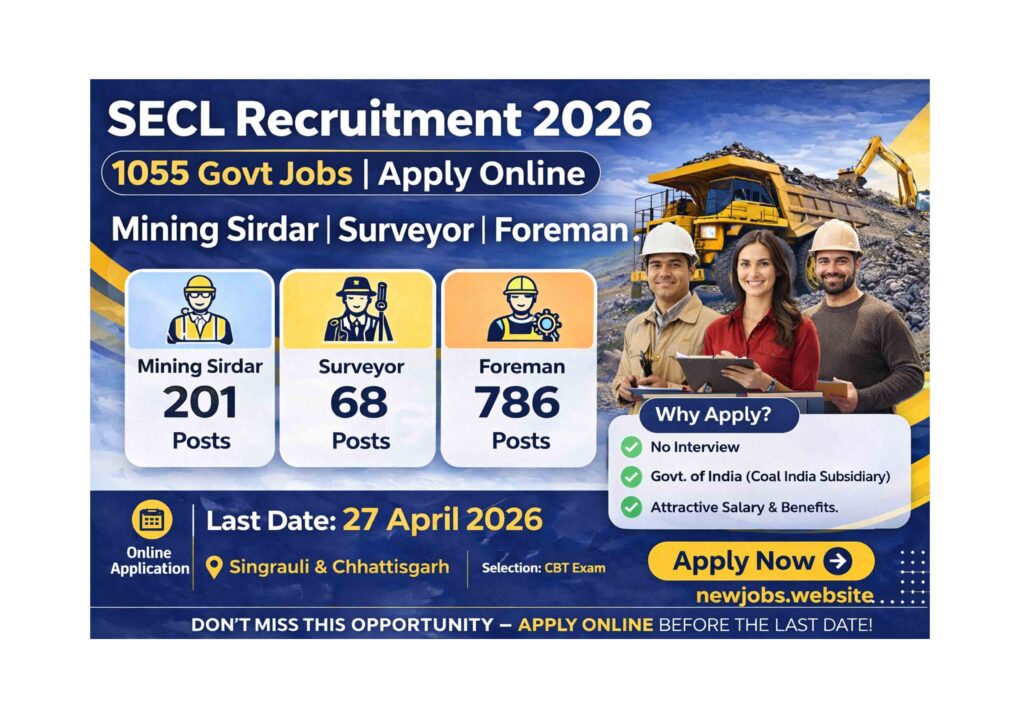 SECL Recruitment 2026