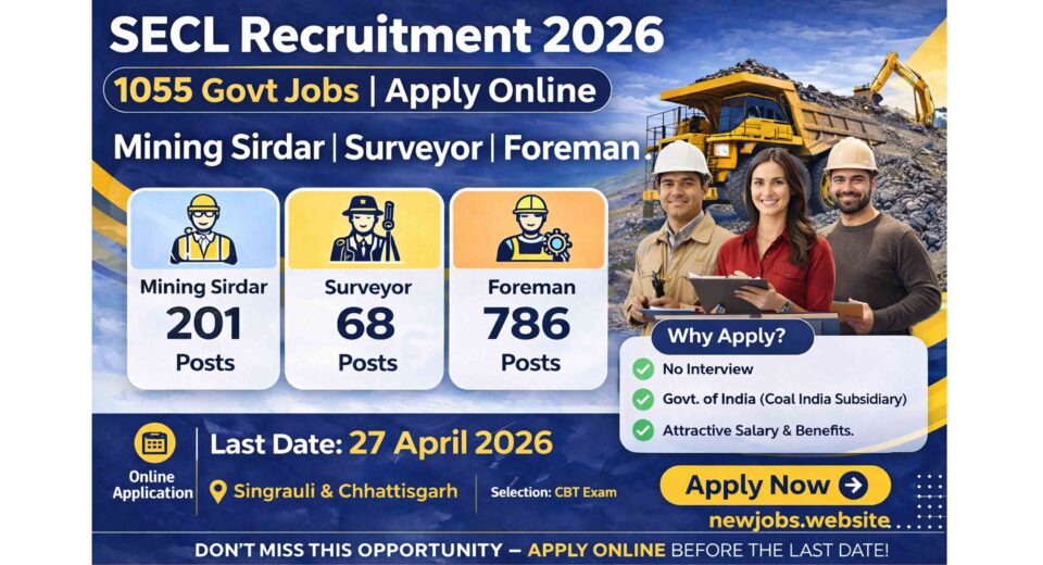 SECL Recruitment 2026
