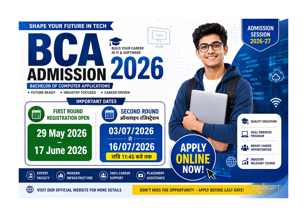 BCA Admission 2026