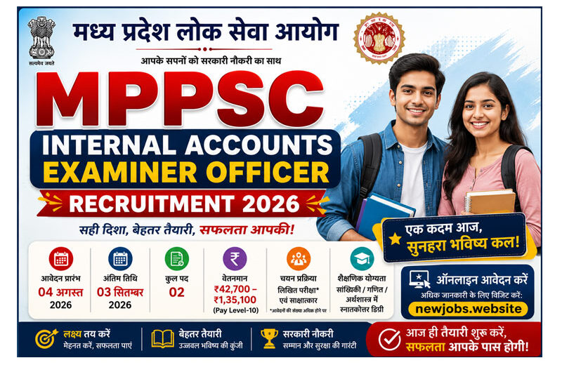 MPPSC Internal Accounts Examiner Officer Recruitment 2026