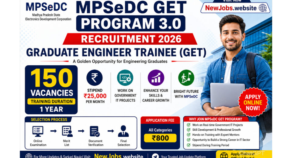 MPSeDC GET Program 3.0 Recruitment 2026
