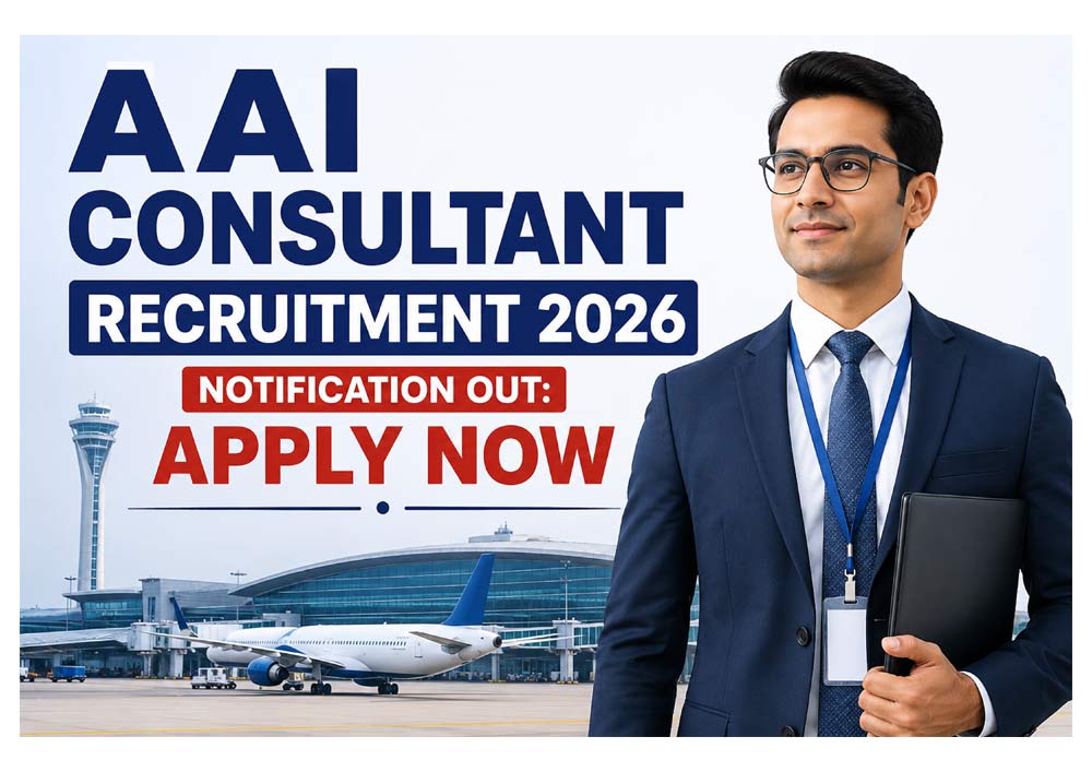 AAI Consultant Recruitment 2026 Notification Out – Apply Now for 10 Consultant Posts | Airport Authority of India Jobs 2026