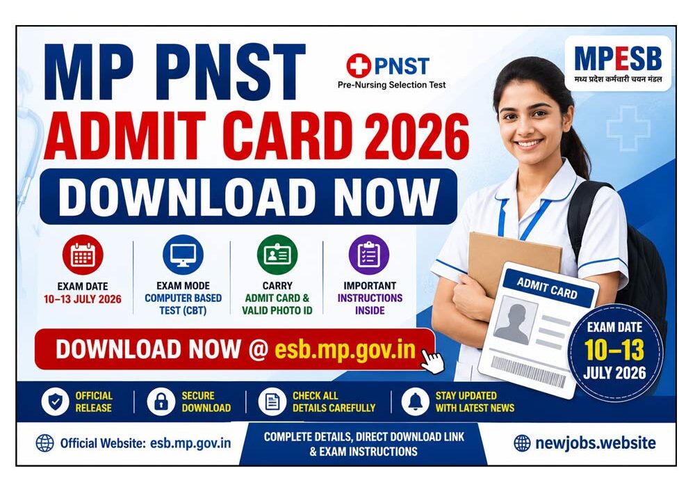 MP PNST Admit Card 2026: Download Now