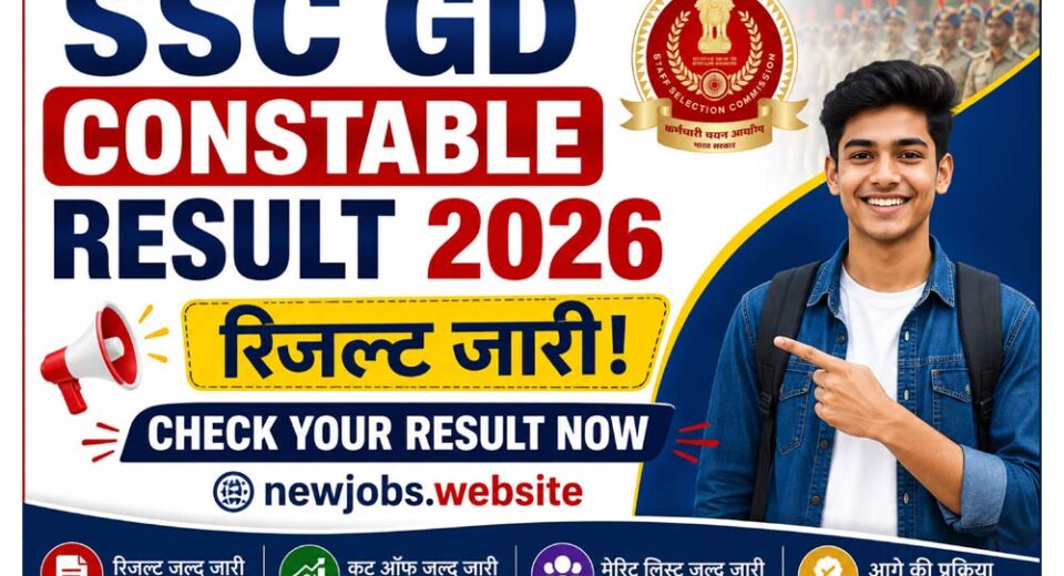 SSC GD Constable Result 2026 – Check Your Result Now | SSC GD Result PDF, Merit List, Score Card