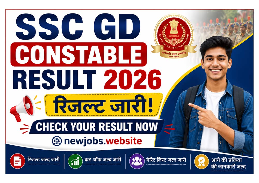 SSC GD Constable Result 2026 – Check Your Result Now | SSC GD Result PDF, Merit List, Score Card