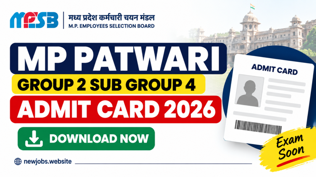 download mp patwari admit card 2026