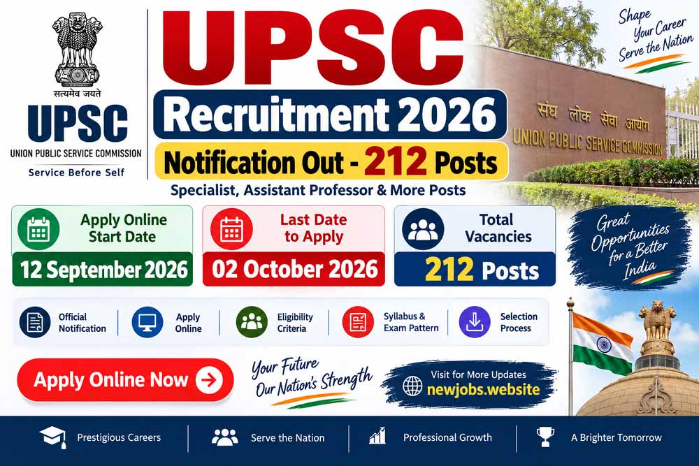 upsc recruiment 2026