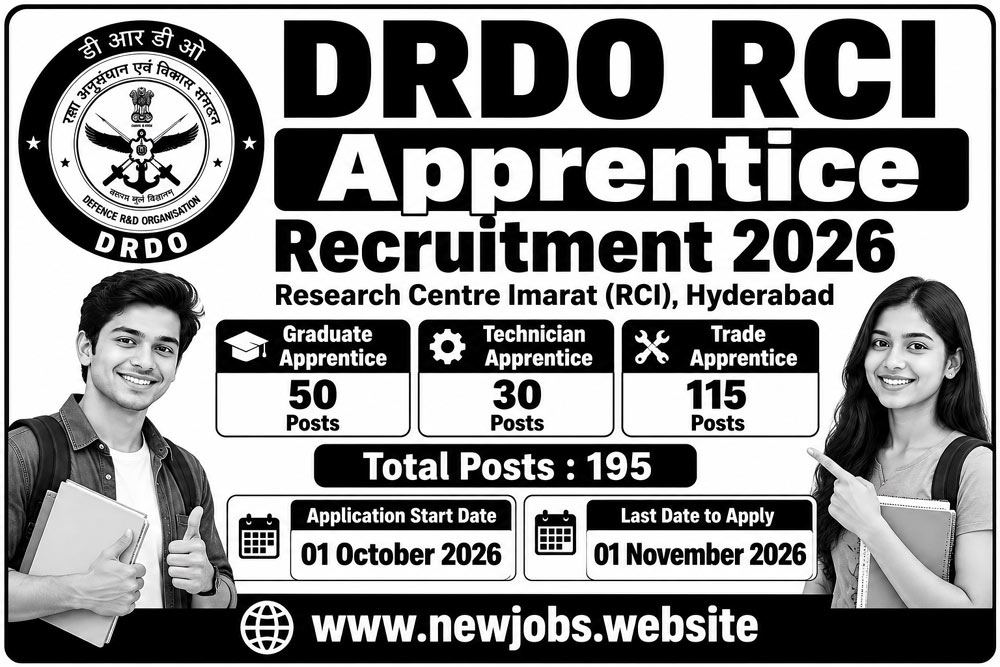 DRDO RCI Apprentice Recruitment 2026