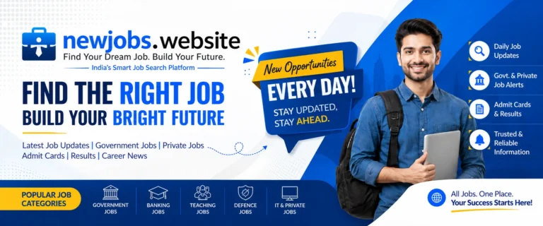 NewJobs.website – Government Jobs, Private Jobs and Latest Job Updates