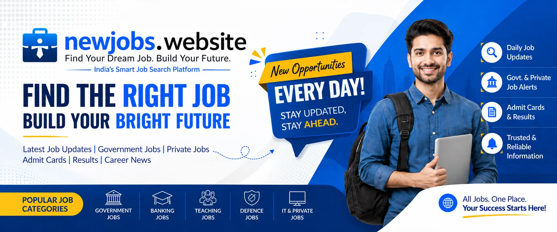NewJobs.website – Government Jobs, Private Jobs and Latest Job Updates